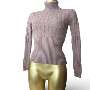 Cashmere & wool turtleneck jumper (S)