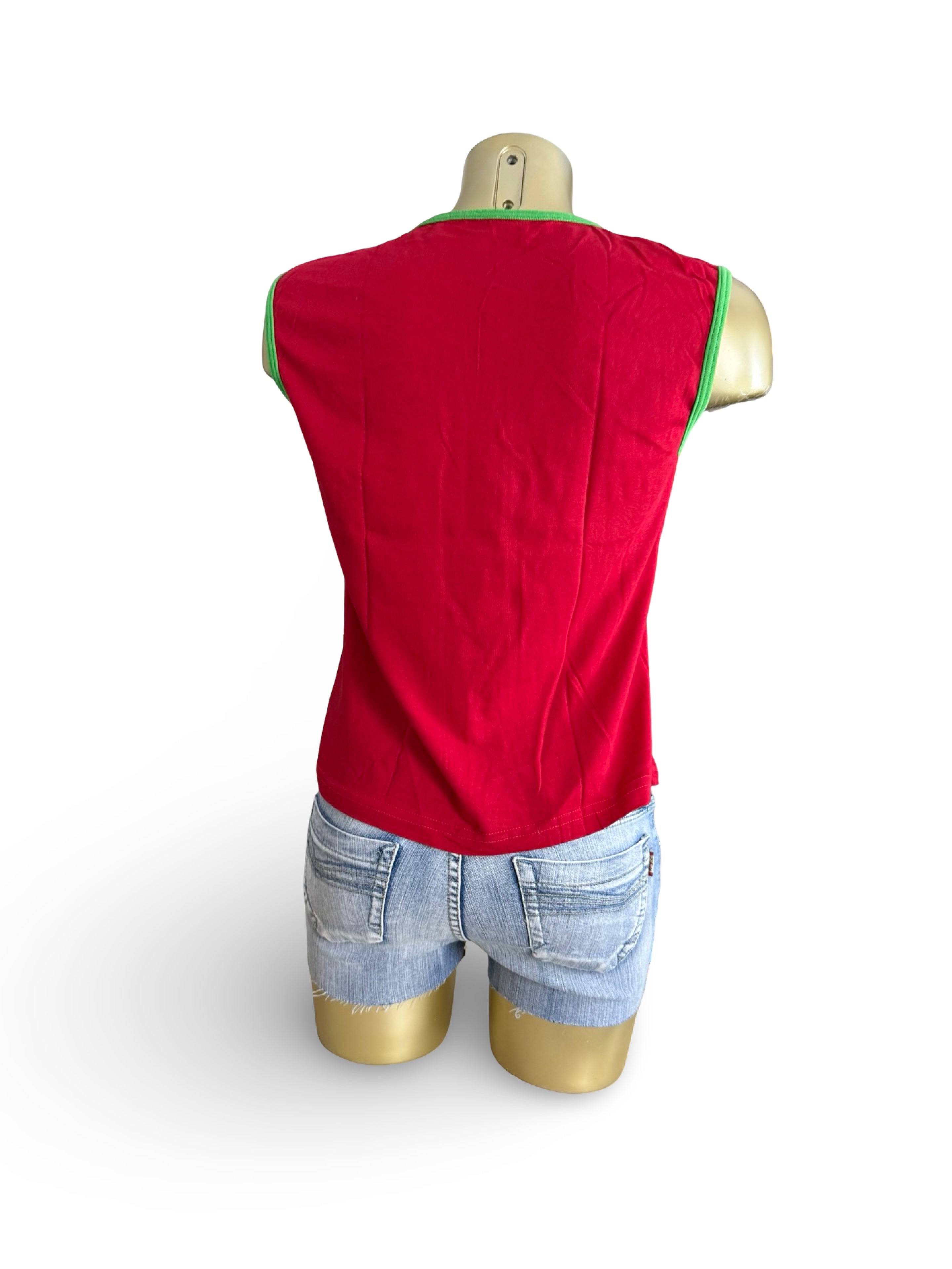 Red Portugal tank top (L)