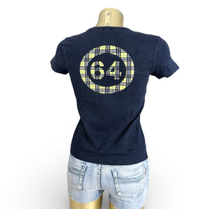 Cotton tight fit logo tee (S/M)