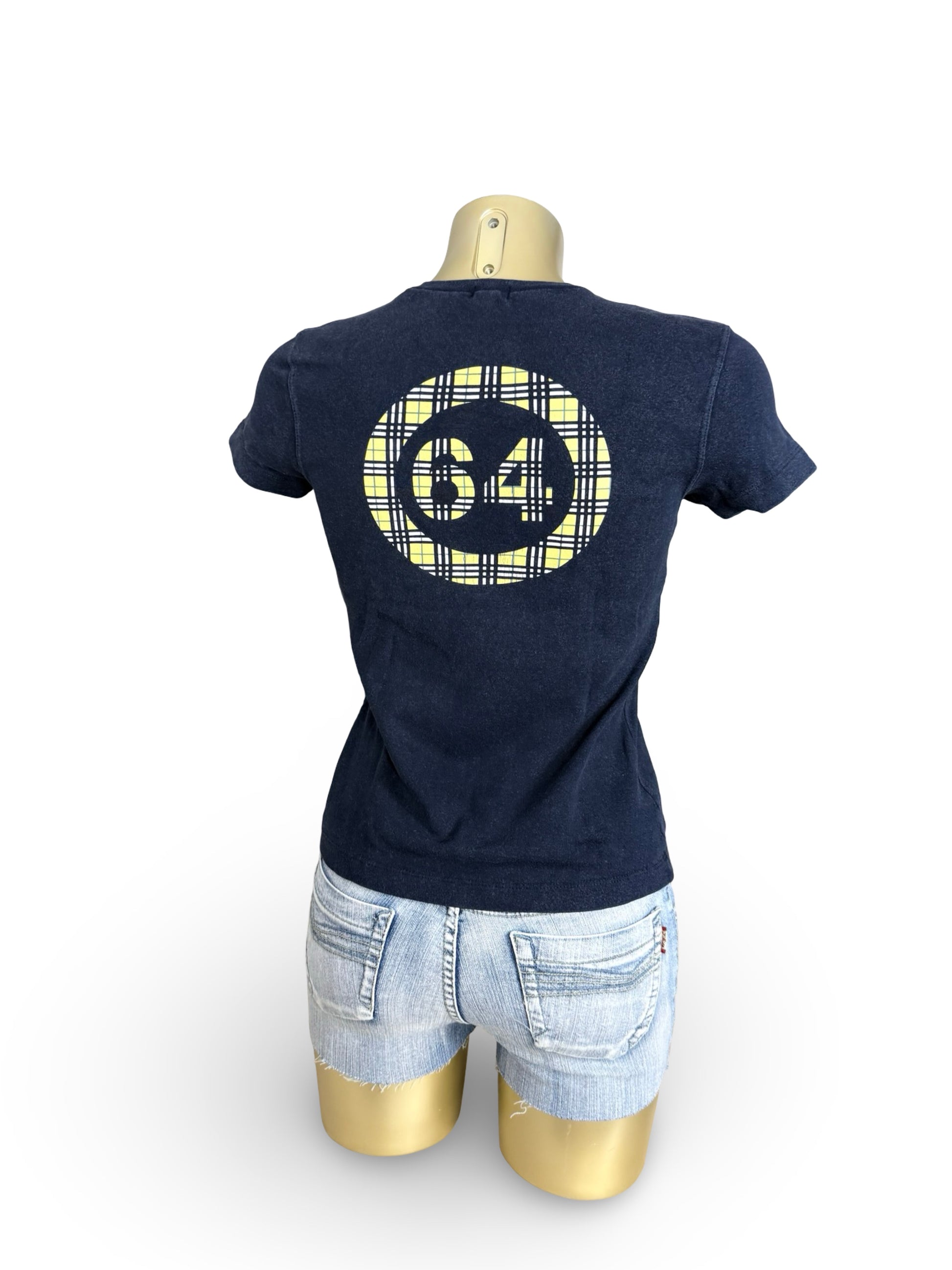 Cotton tight fit logo tee (S/M)