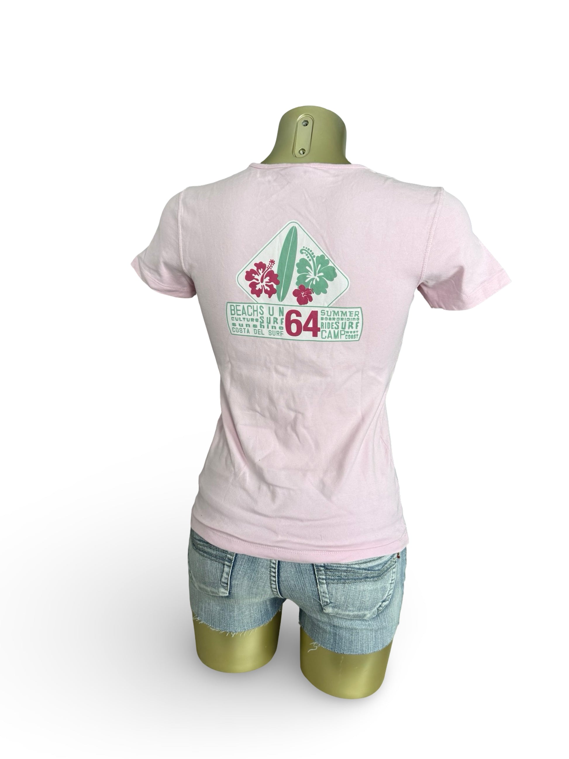 Cotton tight fit logo tee (S/M)