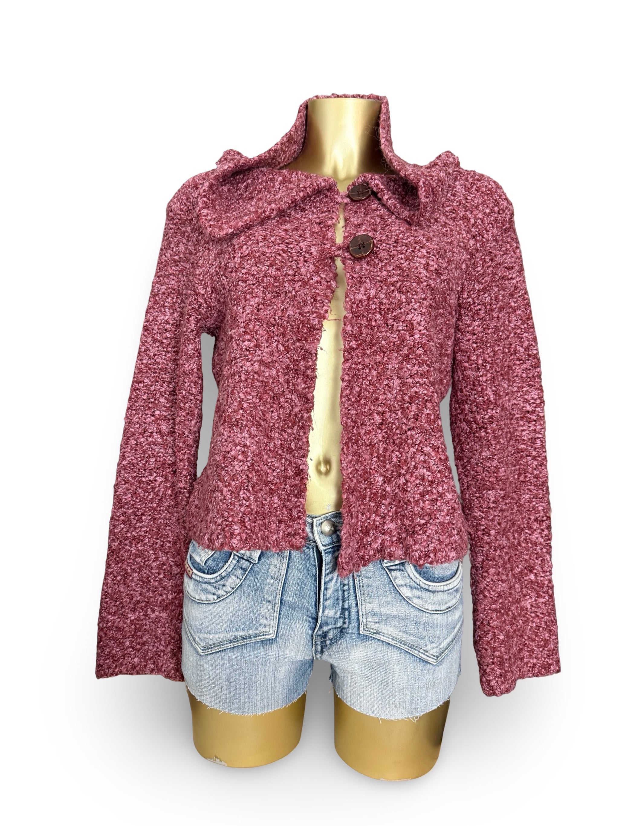 Pink cardigan jumper (M/L)