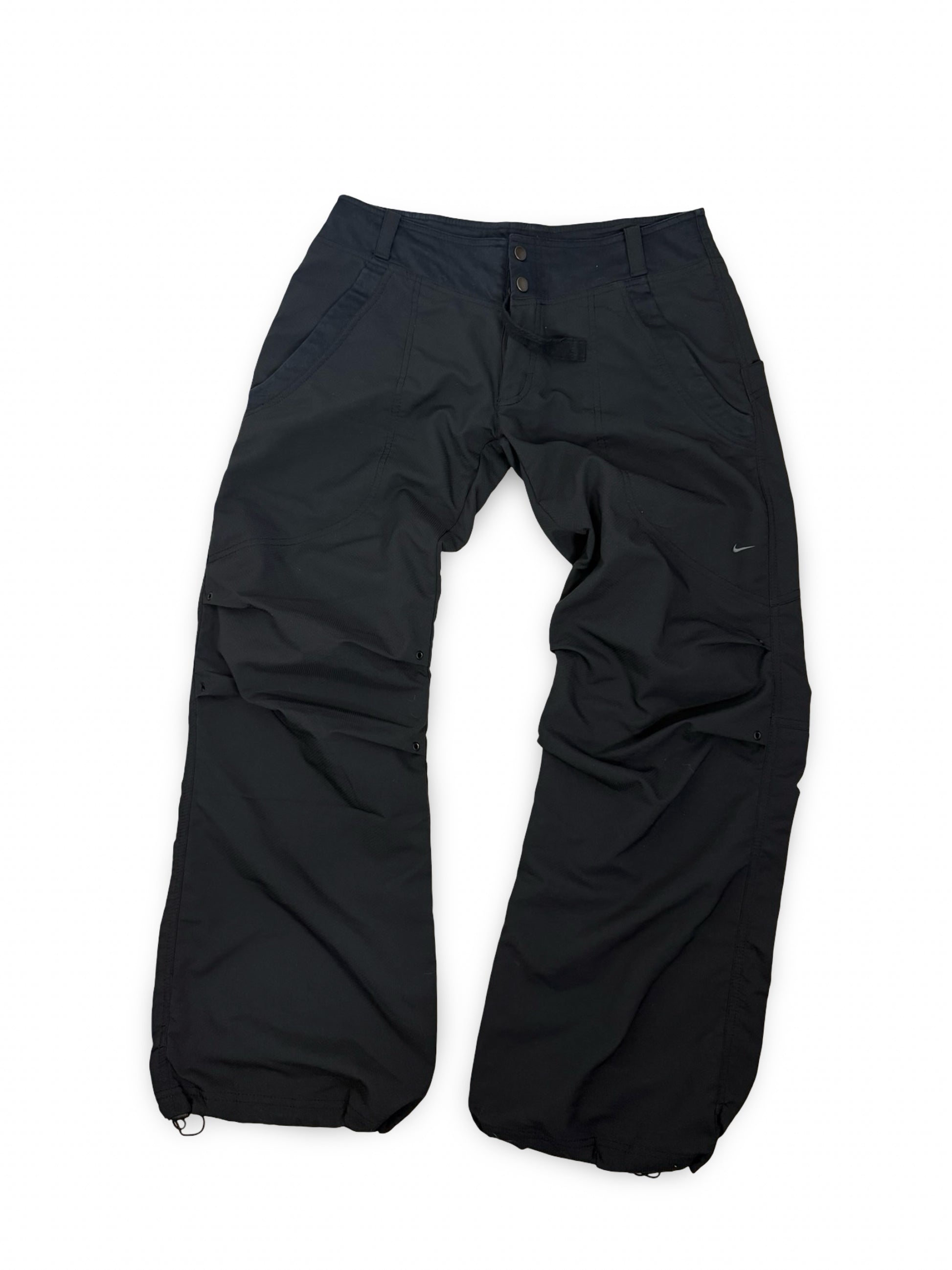 Black low rise joggers pants (S/M)