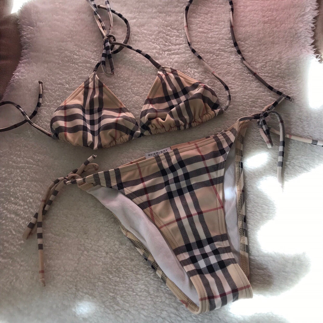 Burberry- Nova check bikini set – SK VINTAGE